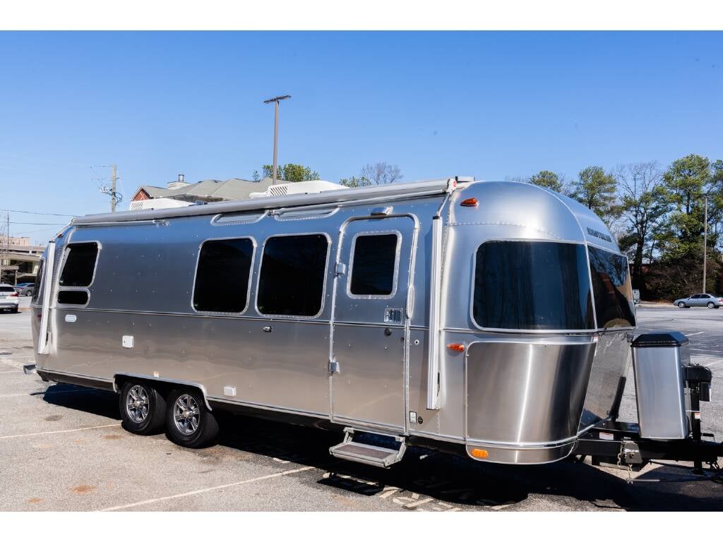 2022 Airstream Pottery Barn Special Edition 28RBQ travel trailer — exterior view