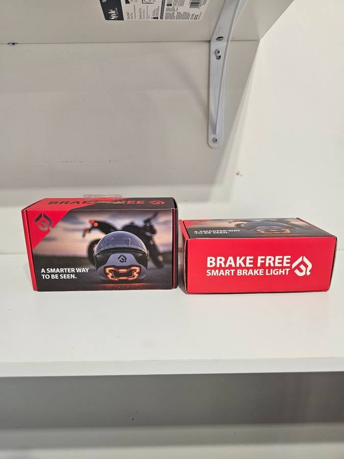 Brake Free smart brake light for helmets, included with the Gold Wing Motor Trike