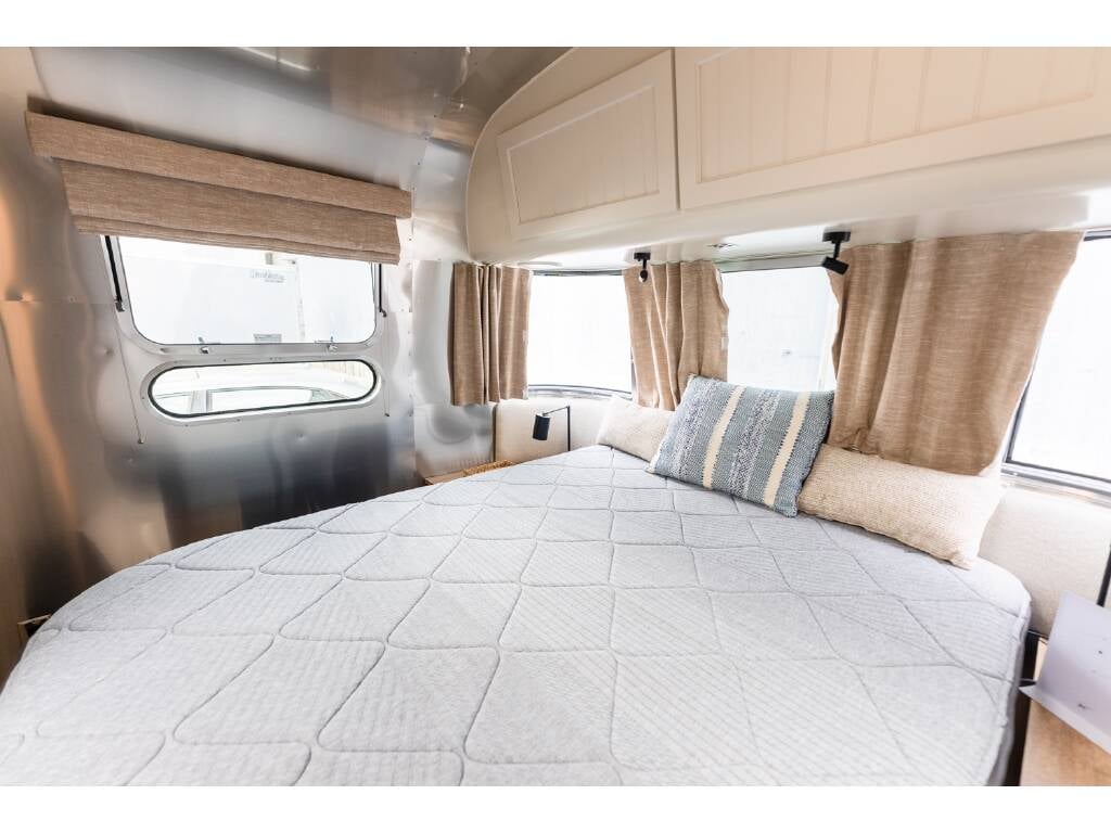 2022 Airstream Pottery Barn Special Edition 28RBQ — queen bed