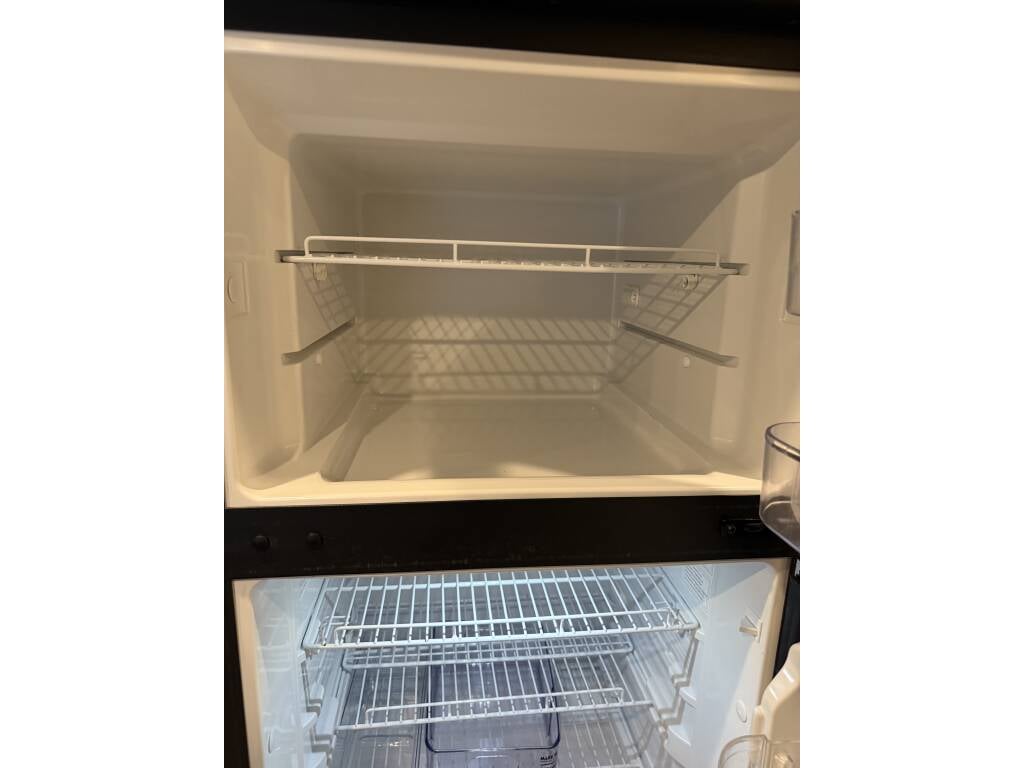 2022 Airstream Flying Cloud 27FBQ — refrigerator interior shelves