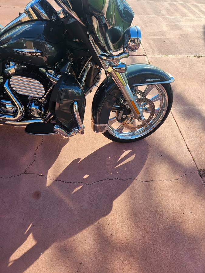21 inch chrome front wheel