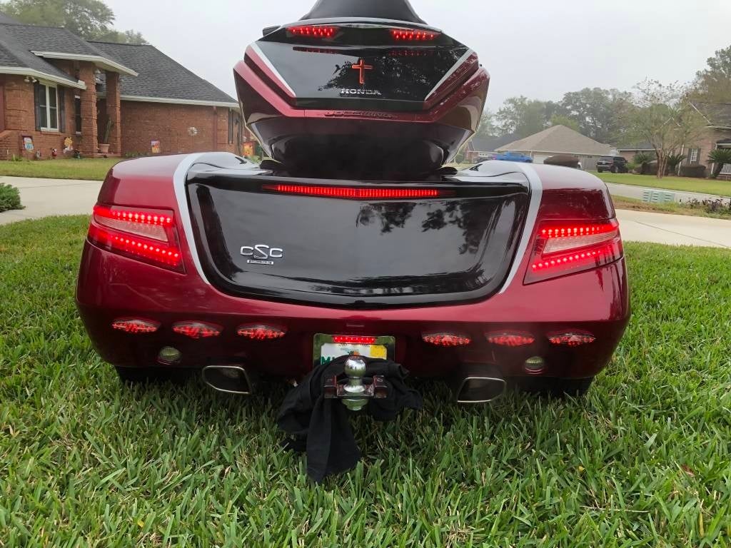 2021 Honda Goldwing CSC Trike — rear view with trunk