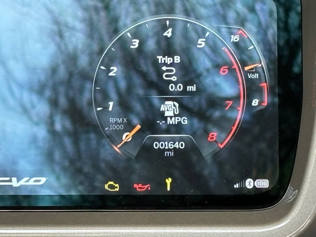 2023 Harley-Davidson Street Glide CVO — dashboard and tachometer