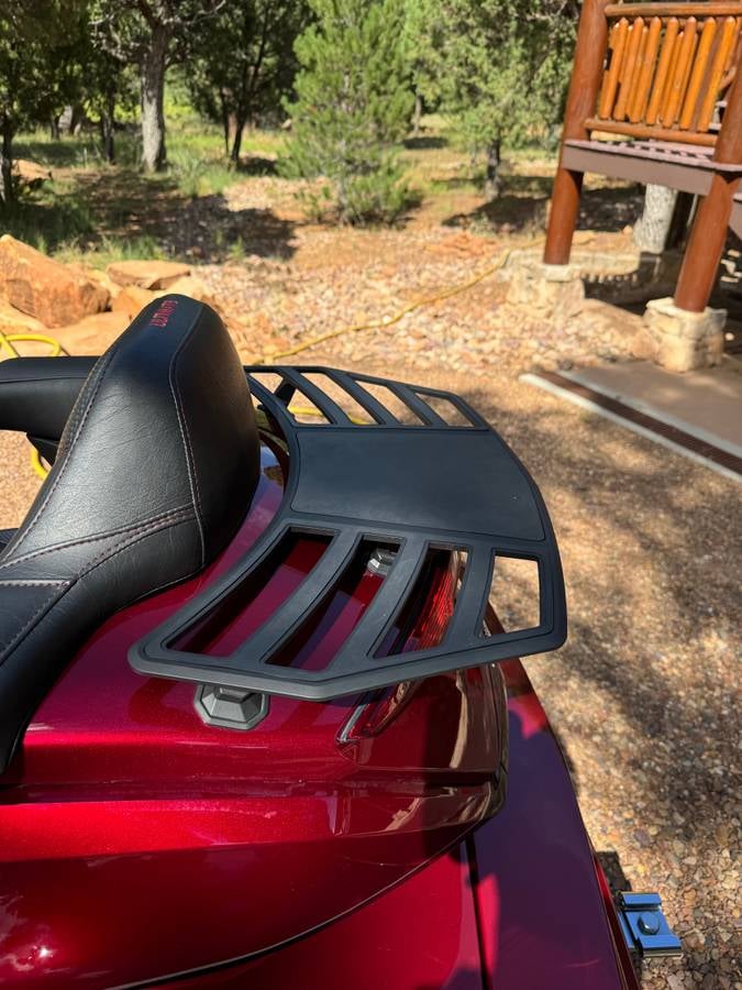 Omni luggage rack with light bar