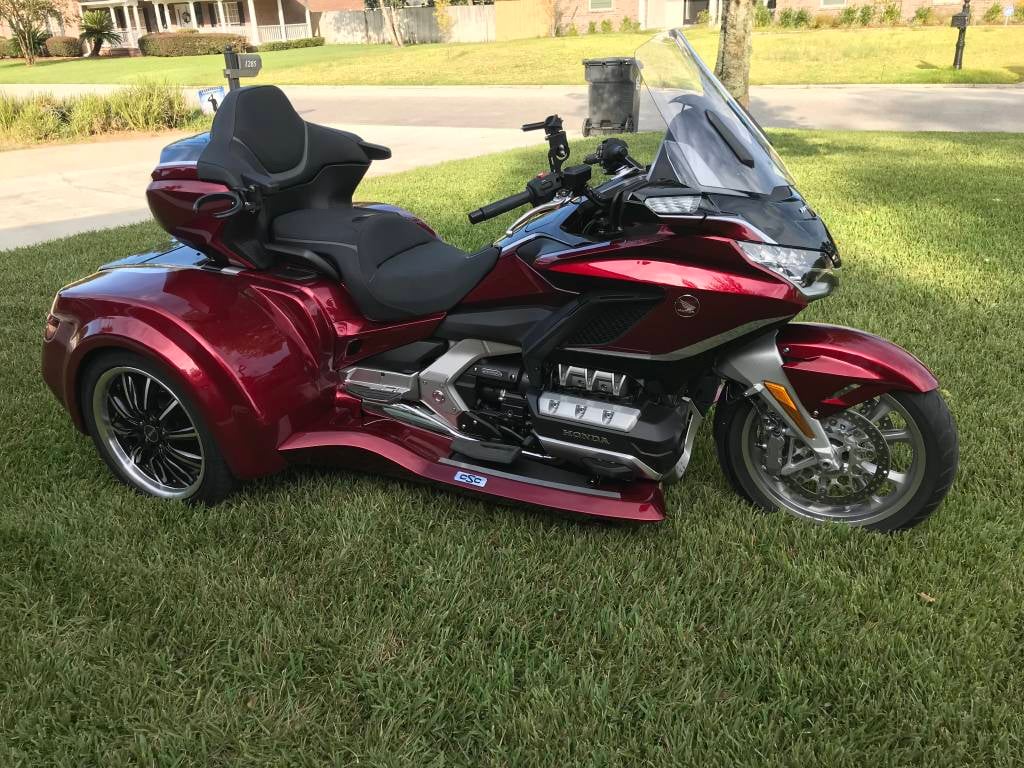 2021 Honda Goldwing CSC Trike — three-quarter view