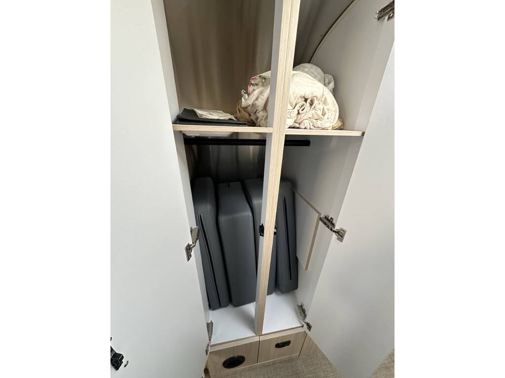 2021 Airstream Globetrotter 27FB Twin — wardrobe storage closet