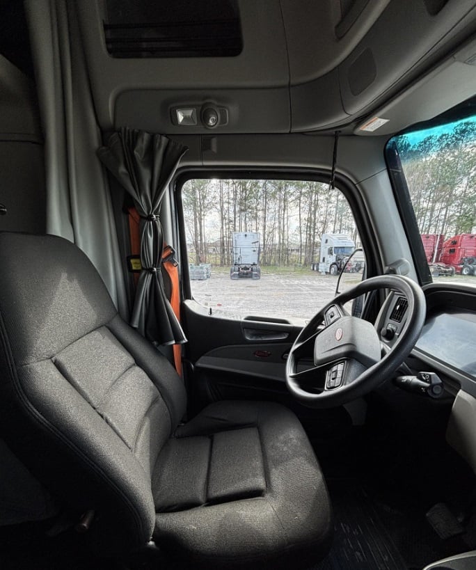 2024 Peterbilt 579 — driver seat and dash